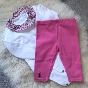 Ralph Lauren Pink Floral Set 9M